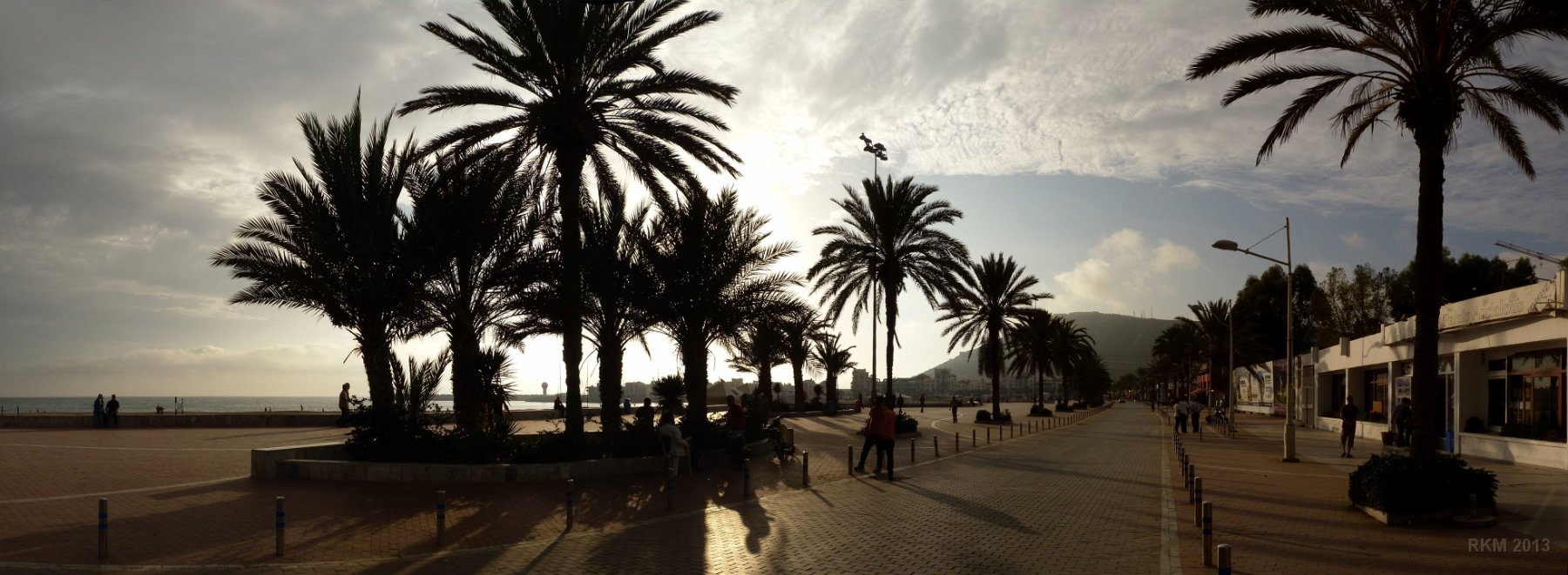 Agadir, esplanade du front de mer